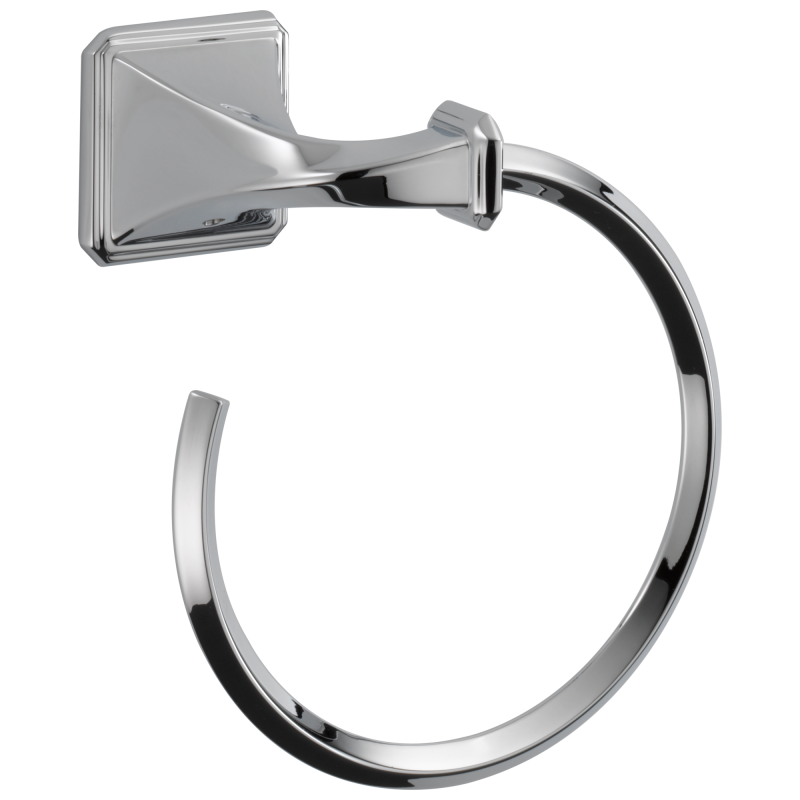 BRIZO Virage Towel Ring — Chrome