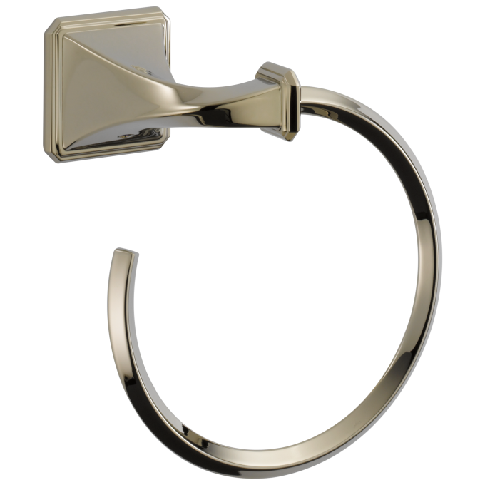 BRIZO Virage Towel Ring — Polished Nickel