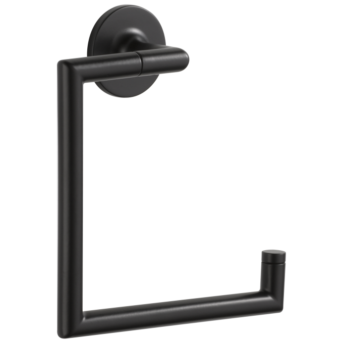 BRIZO Odin Towel Ring — Matte Black