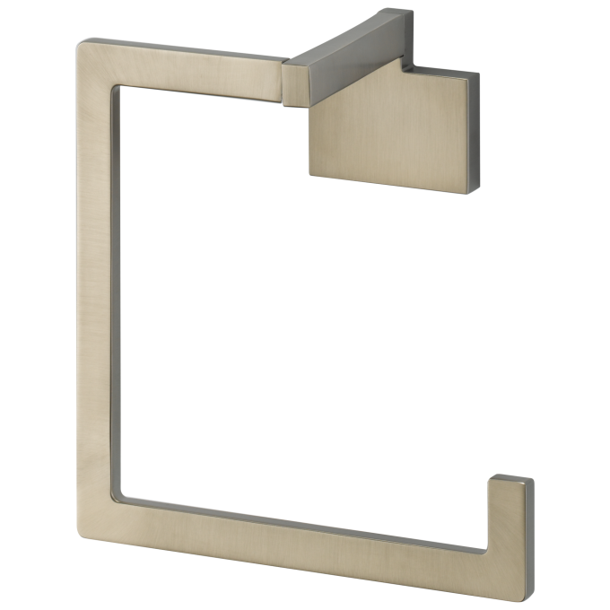 BRIZO Siderna Towel Ring — Brushed Nickel