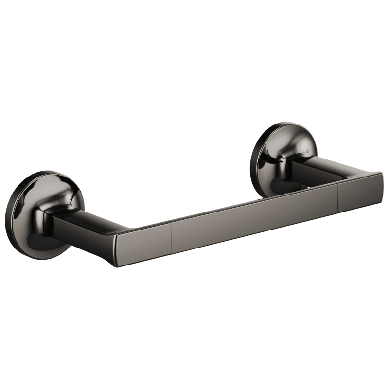 BRIZO Kintsu 8" Towel Bar — Brilliance Black Onyx