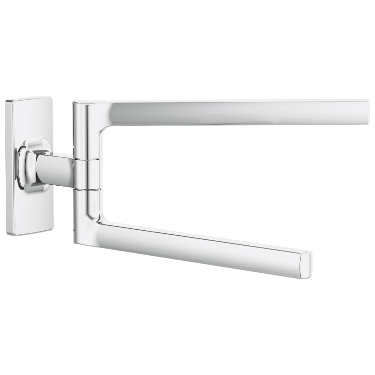 BRIZO Kintsu 8" Pivoting Towel Bar — Chrome