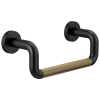 BRIZO Litze Mini Towel Bar — Matte Black/Luxe Gold