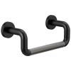 BRIZO Litze Mini Towel Bar — MATTE BLACK/LUXE STEEL