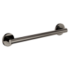 BRIZO 18" Linear Round Grab Bar — Brilliance Black Onyx