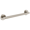 BRIZO 18" Linear Round Grab Bar — Luxe Nickel