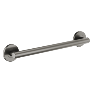BRIZO 18" Linear Round Grab Bar — Luxe Steel