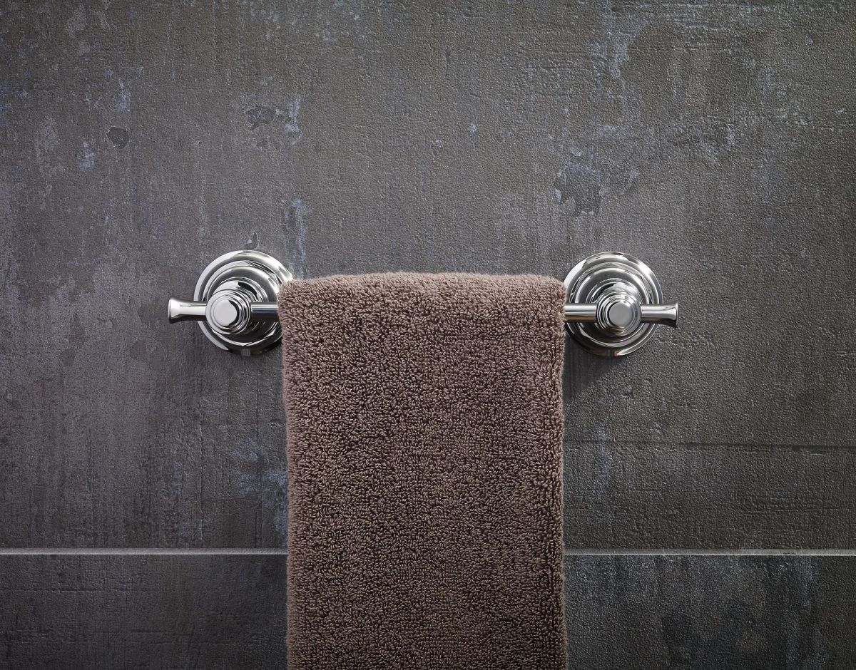 BRIZO Rook 8" Towel Bar — Chrome
