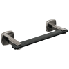 BRIZO Allaria 8" Towel Bar — Brilliance Black Onyx / Matte Black