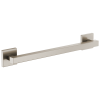 BRIZO 18" Linear Square Grab Bar — Luxe Nickel