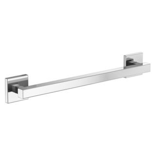 BRIZO 18" Linear Square Grab Bar — Chrome
