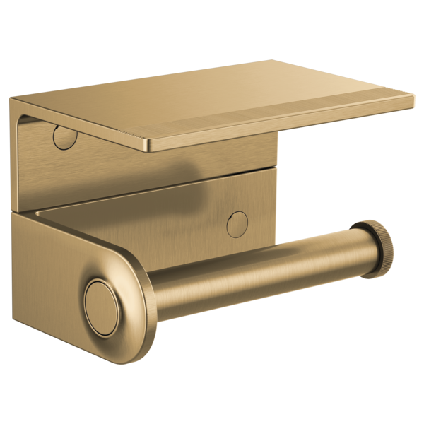 BRIZO Kintsu Tissue Holder Shelf — Luxe Gold