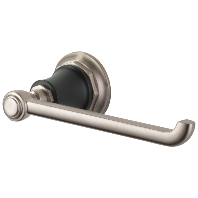 BRIZO Rook Tissue Holder — Luxe Nickel  /Matte Black