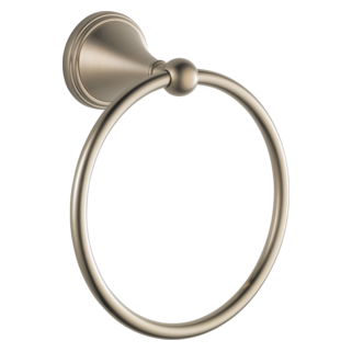 BRIZO Traditional Towel Ring — Brushed Nickel