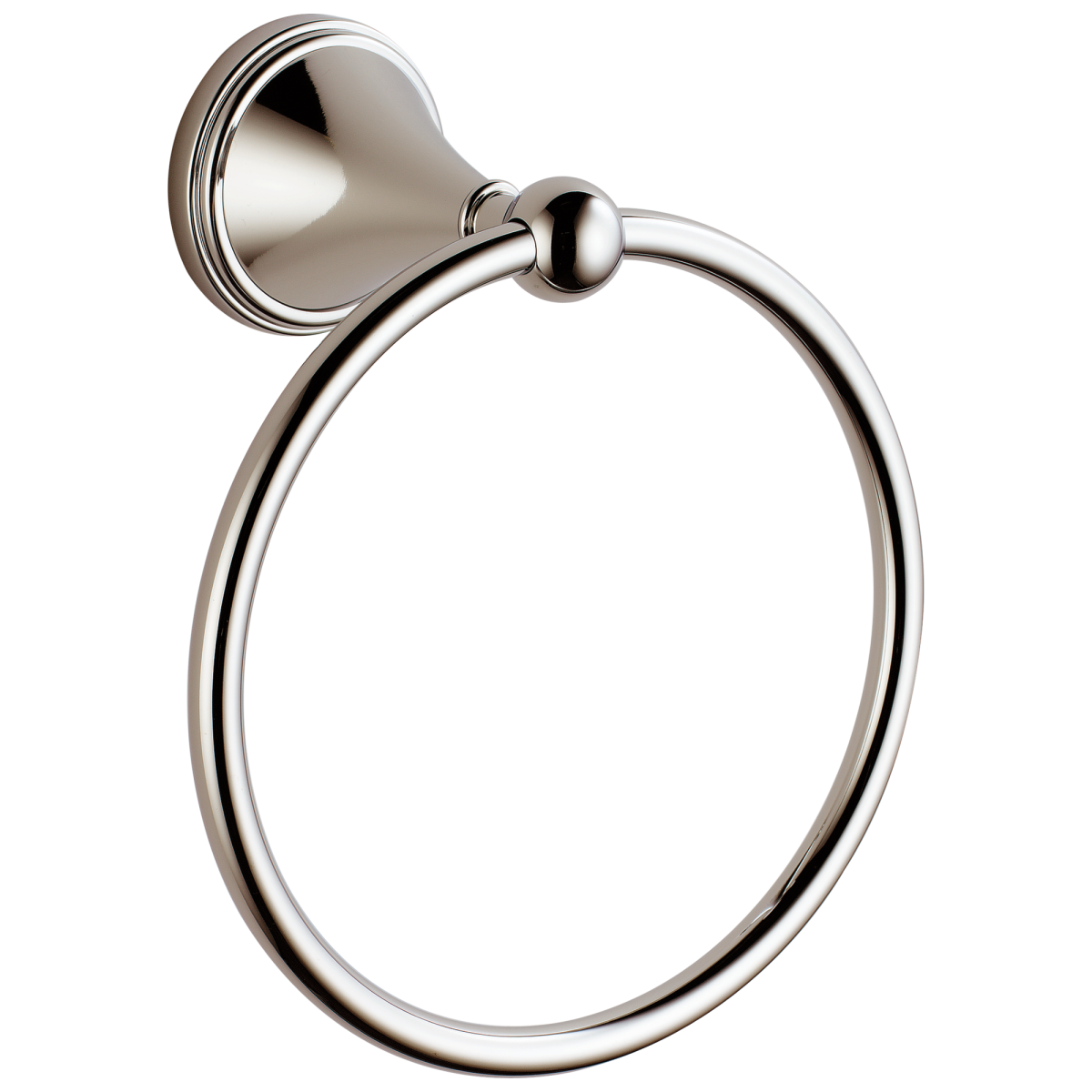 BRIZO Traditional Towel Ring — Polished Nickel