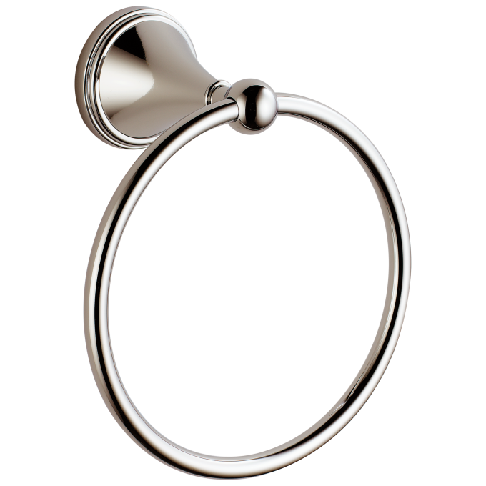 BRIZO Traditional Towel Ring — Polished Nickel