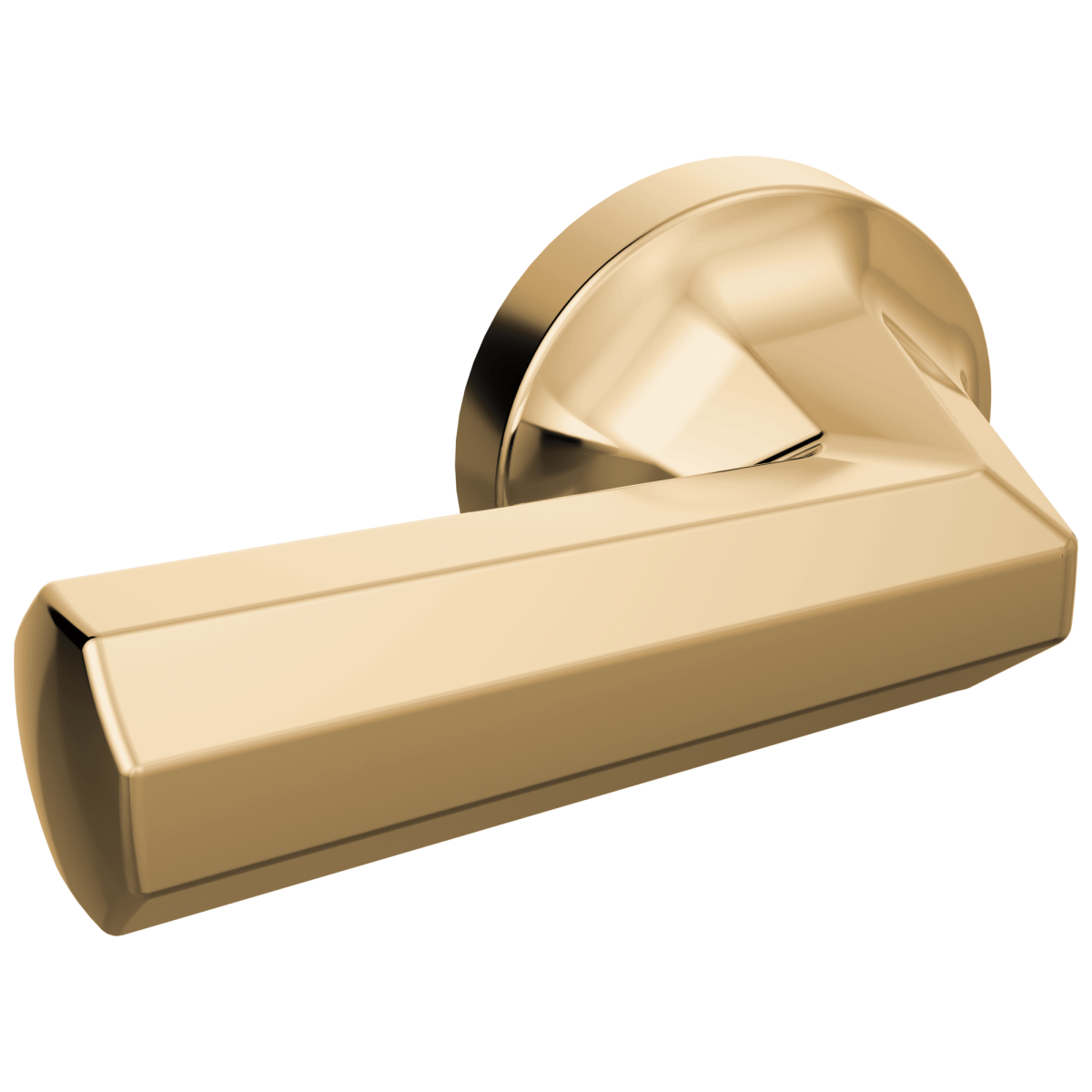 BRIZO Beauclere Universal Flush Lever — Polished Gold