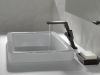 DELTA Pivotal Single Handle Mid-Height Vessel Bathroom Faucet — Matte Black
