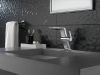 DELTA Pivotal Single Handle Mid-Height Vessel Bathroom Faucet — Lumicoat® Chrome