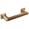 BRIZO Frank Lloyd Wright Drawer Pull — Luxe Gold / Wood