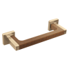 BRIZO Frank Lloyd Wright Drawer Pull — Luxe Gold / Wood