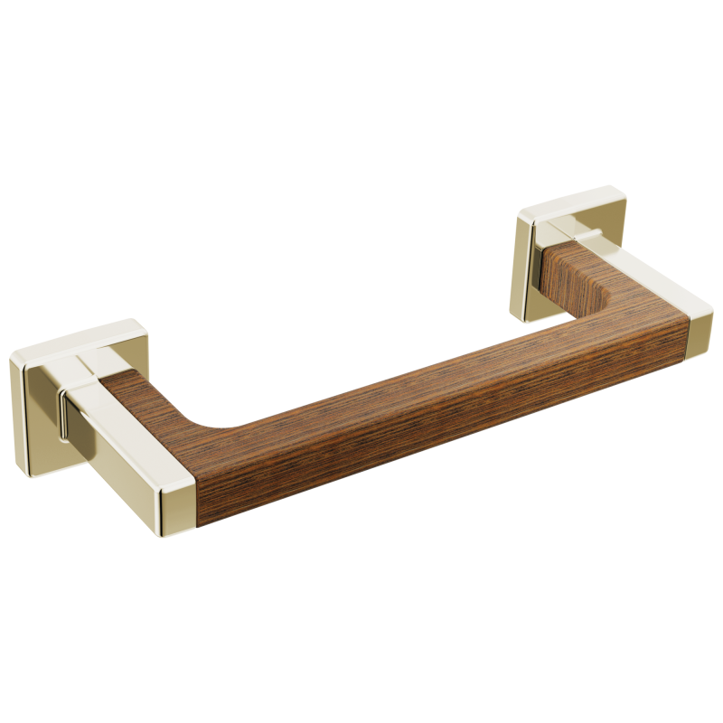 BRIZO Frank Lloyd Wright Drawer Pull — Polished Nickel Wood