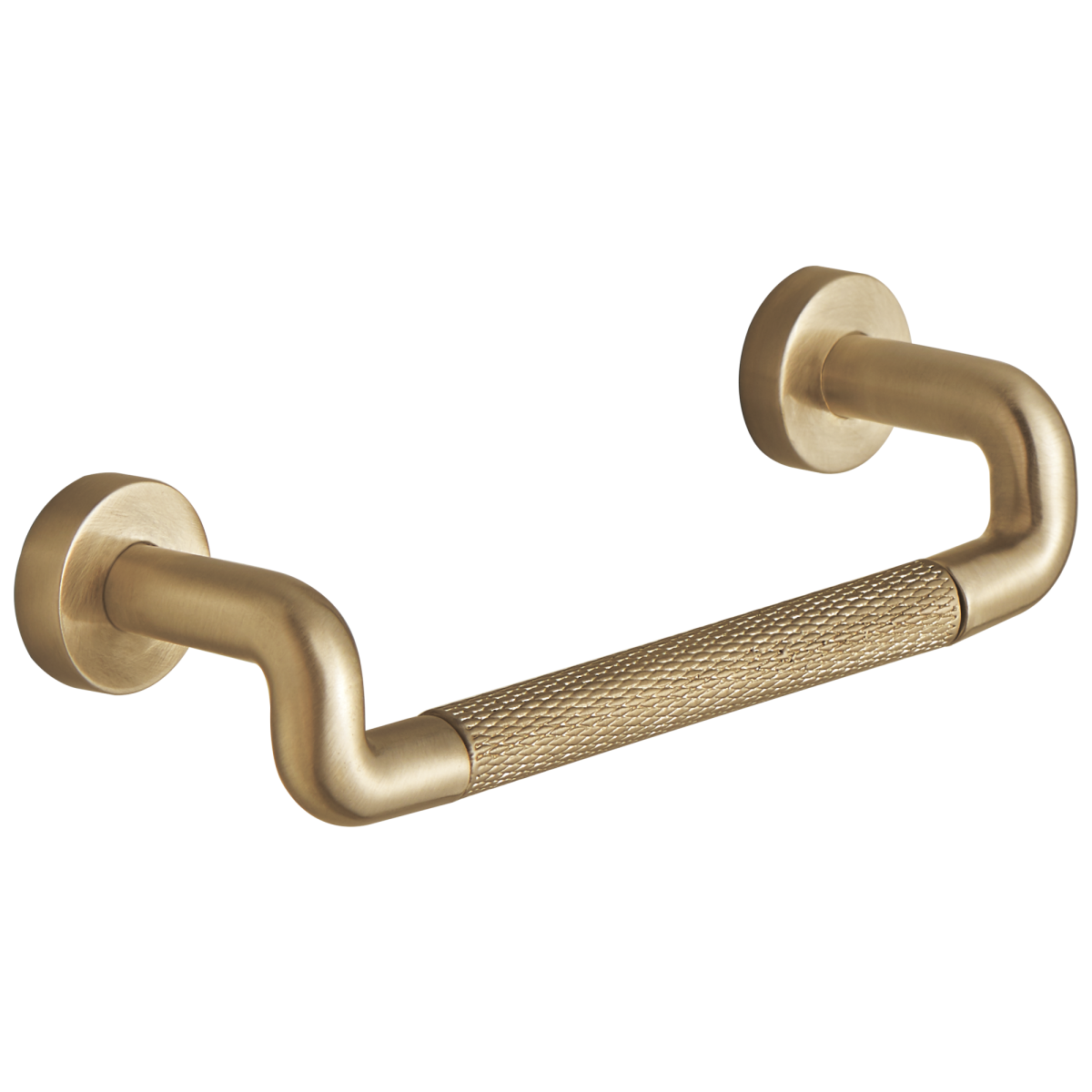 BRIZO Litze Drawer Pull With Knurling — Luxe Gold