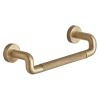 BRIZO Litze Drawer Pull With Knurling — Luxe Gold