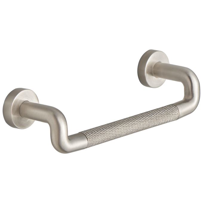 BRIZO Litze Drawer Pull With Knurling — Luxe Nickel