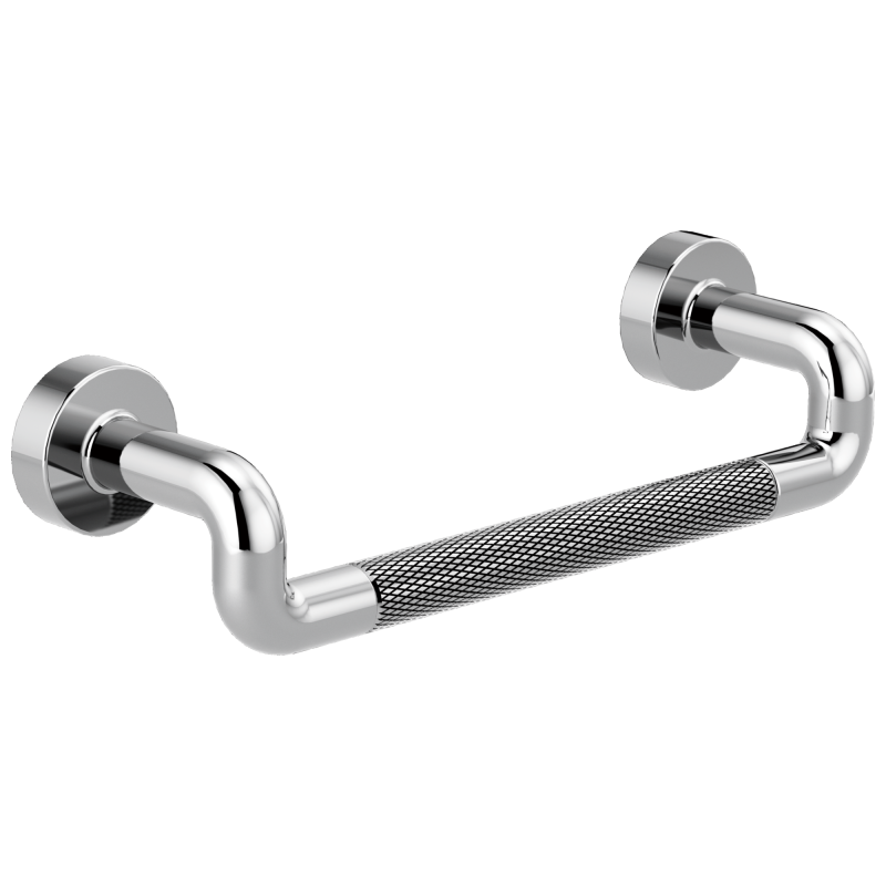 BRIZO Litze Drawer Pull With Knurling — Chrome
