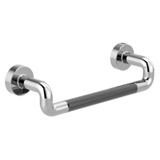 BRIZO Litze Drawer Pull With Knurling — Chrome