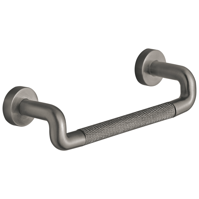 BRIZO Litze Drawer Pull With Knurling — Luxe Steel