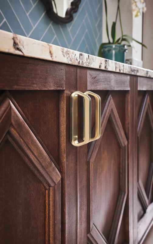 BRIZO Levoir Drawer Pull — Luxe Gold