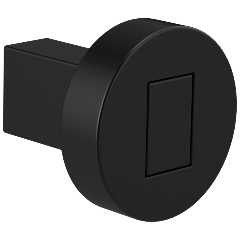 BRIZO Litze Drawer Knob — Matte Black