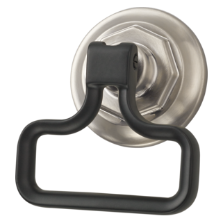 BRIZO Rook Drawer Knob — Luxe Nickel  /Matte Black