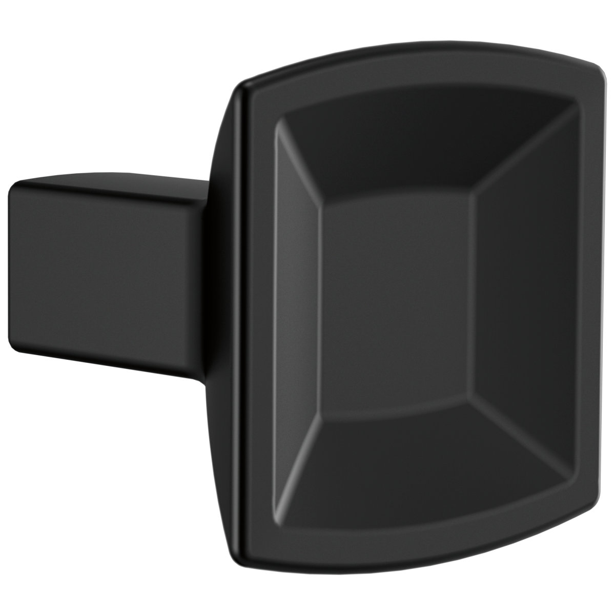 BRIZO Vettis Drawer Knob — Matte Black