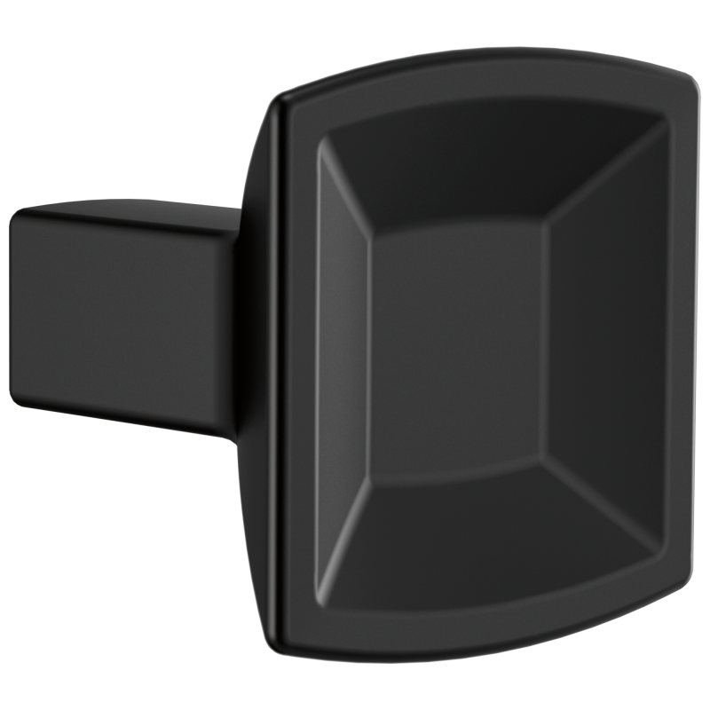 BRIZO Vettis Drawer Knob — Matte Black
