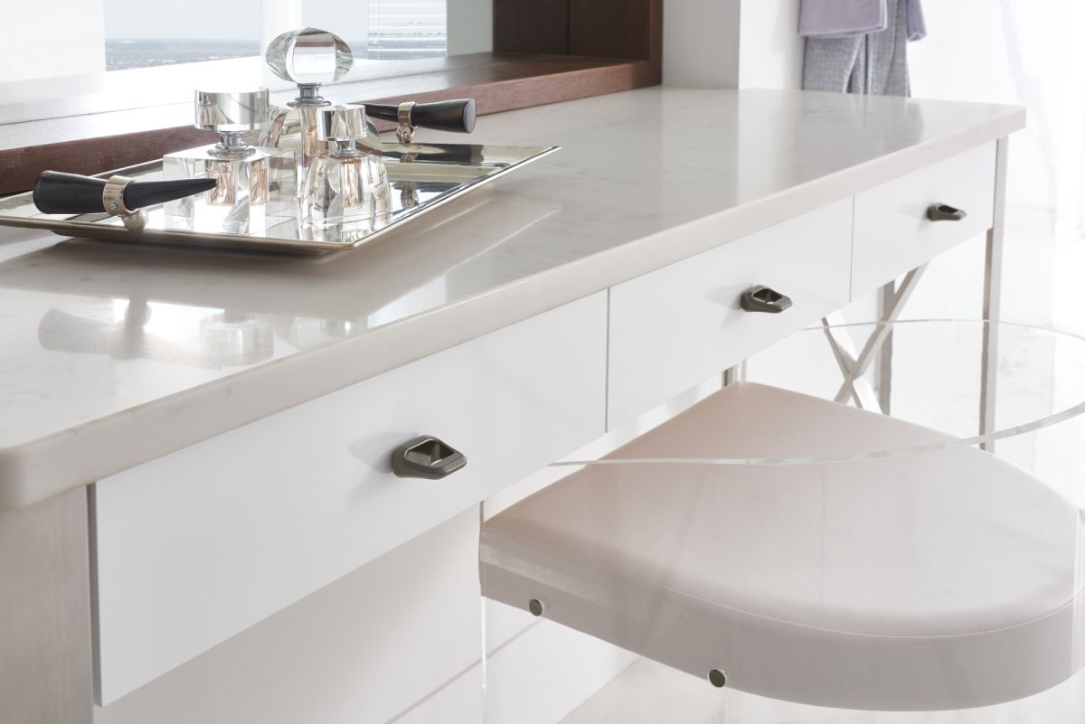 BRIZO Levoir Drawer Knob — Luxe Steel