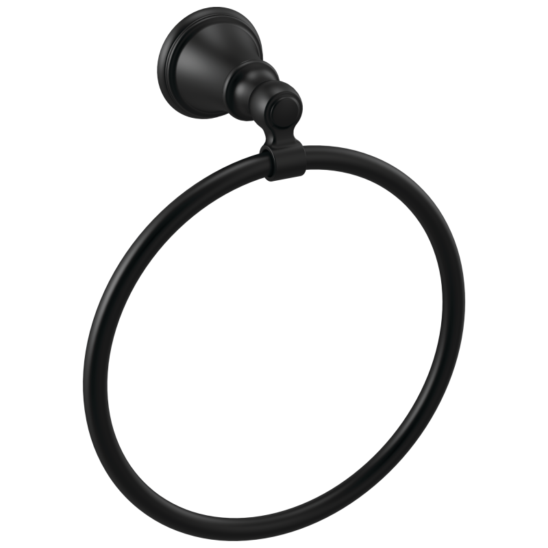 DELTA Woodhurst Towel Ring — Matte Black