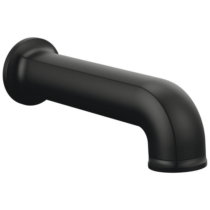 BRIZO Allaria Diverter Tub Spout — Matte Black