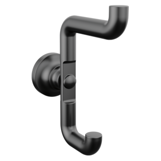 DELTA Saylor Double Robe Hook — Matte Black