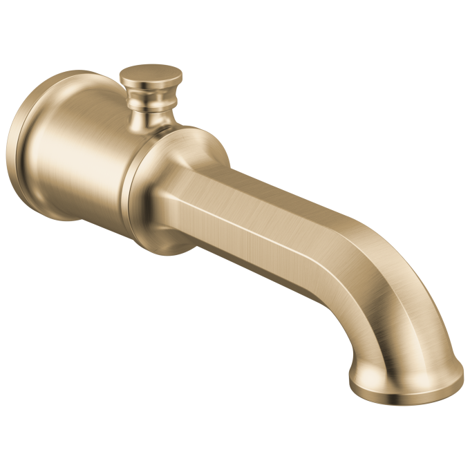 BRIZO Beauclere Diverter Tub Spout — Luxe Gold