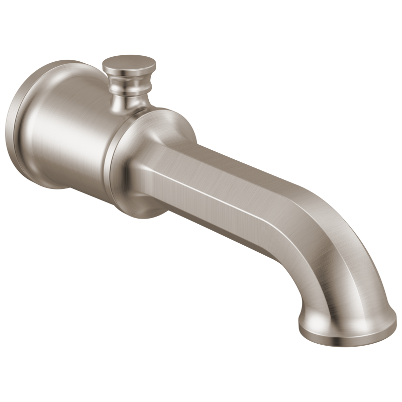 BRIZO Beauclere Diverter Tub Spout — Luxe Nickel