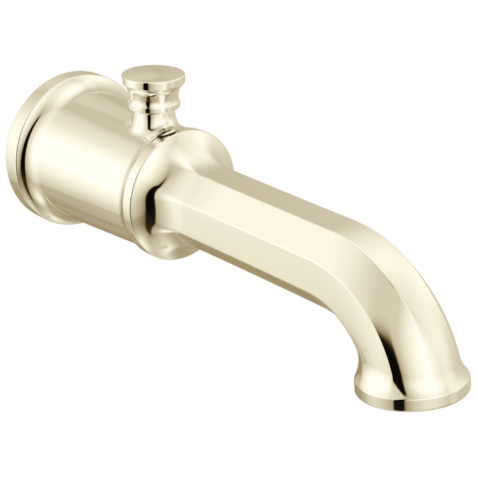 BRIZO Beauclere Diverter Tub Spout — Polished Nickel