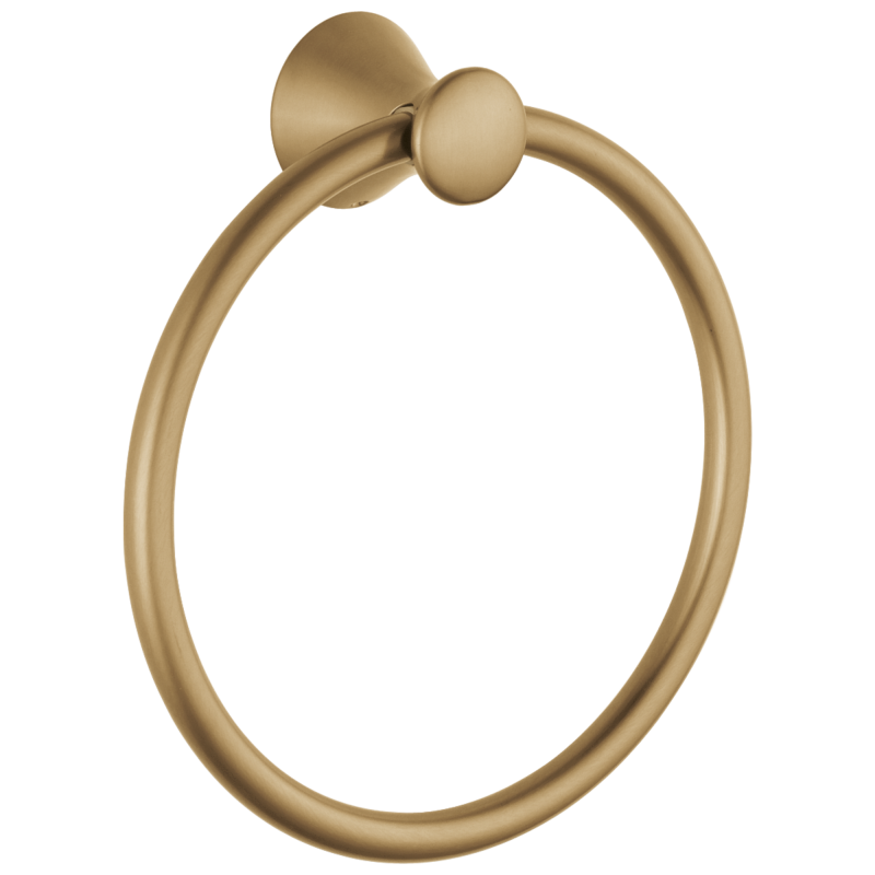 DELTA Lahara Towel Ring — Champagne Bronze