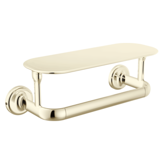DELTA Bonacci 8" Towel Bar with Shelf — Polished Nickel