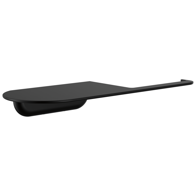 DELTA Bonacci Tissue Holder with Shelf — Matte Black