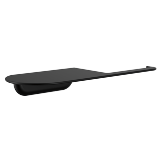 DELTA Bonacci Tissue Holder with Shelf — Matte Black