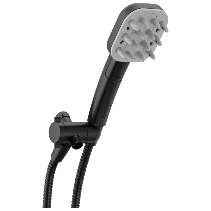 DELTA Universal Showering Components Detangling Shower Tool — Matte Black