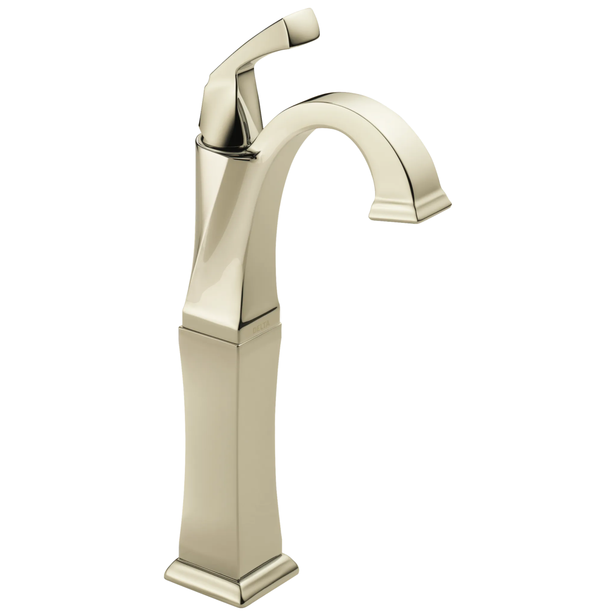 DELTA Dryden Single Handle Vessel Bathroom Faucet — Polished Nickel